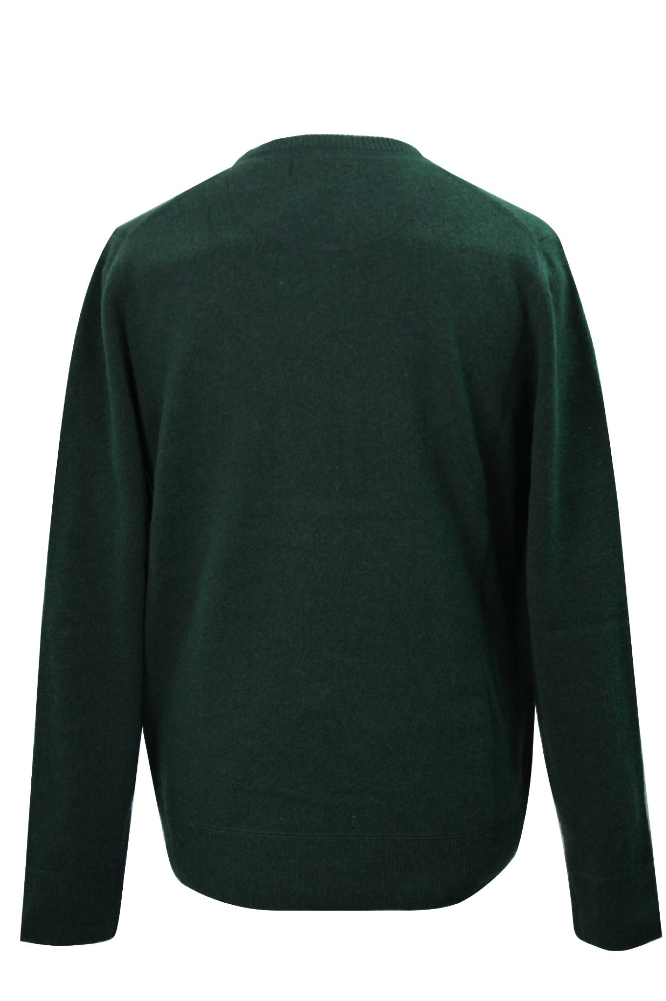 Scarab Coverstitch Lambswool Blend Crew Jumper