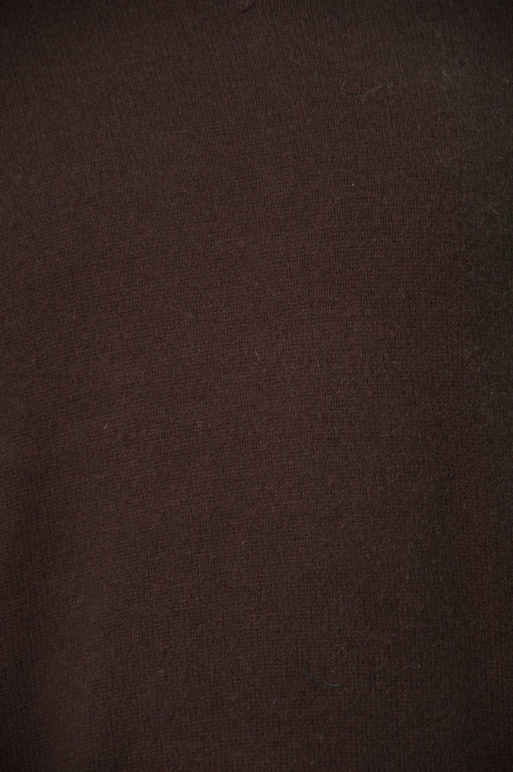 Coffee Bean Coverstitch Lambswool Blend Crew Jumper