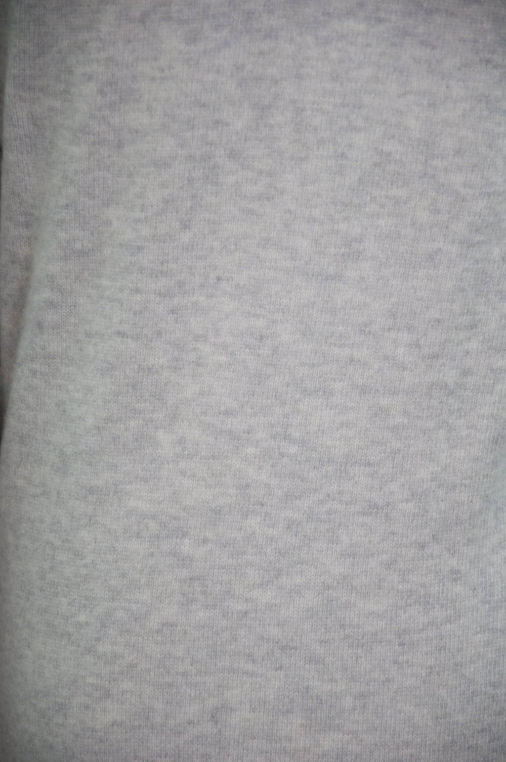 Light Grey Coverstitch Lambswool Blend Crew Jumper