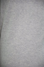 Light Grey Coverstitch Lambswool Blend Crew Jumper