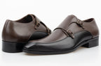 Black & Brown Monk Strap Averill Shoe