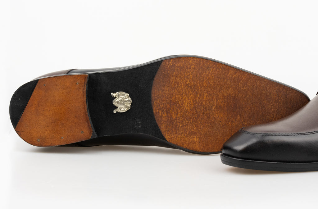 Black & Brown Monk Strap Averill Shoe