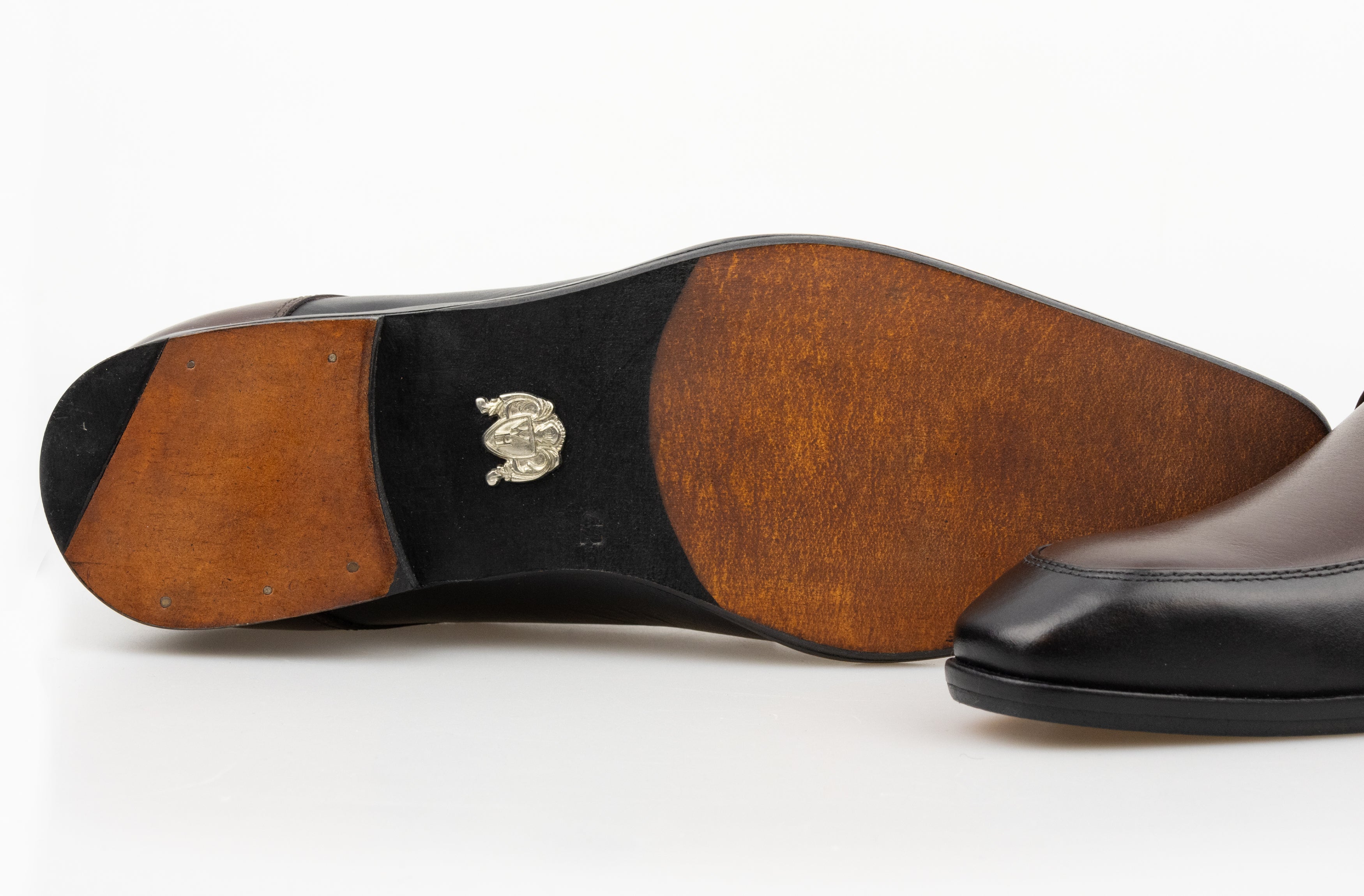 Black & Brown Monk Strap Averill Shoe