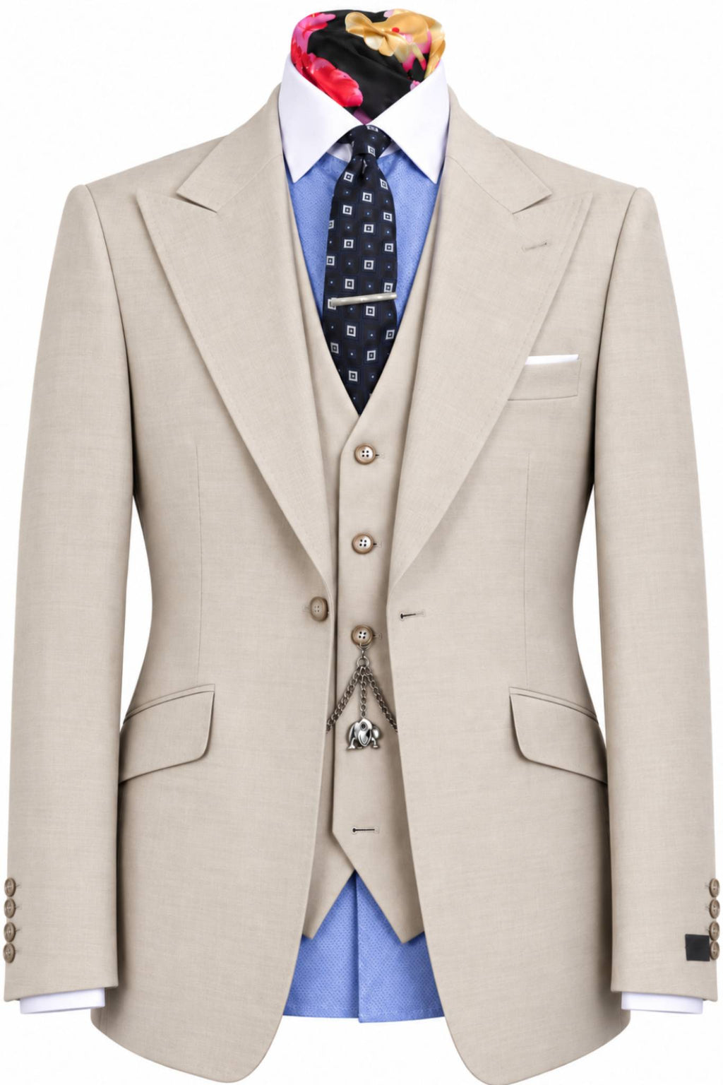 The Blythe Beige Suit