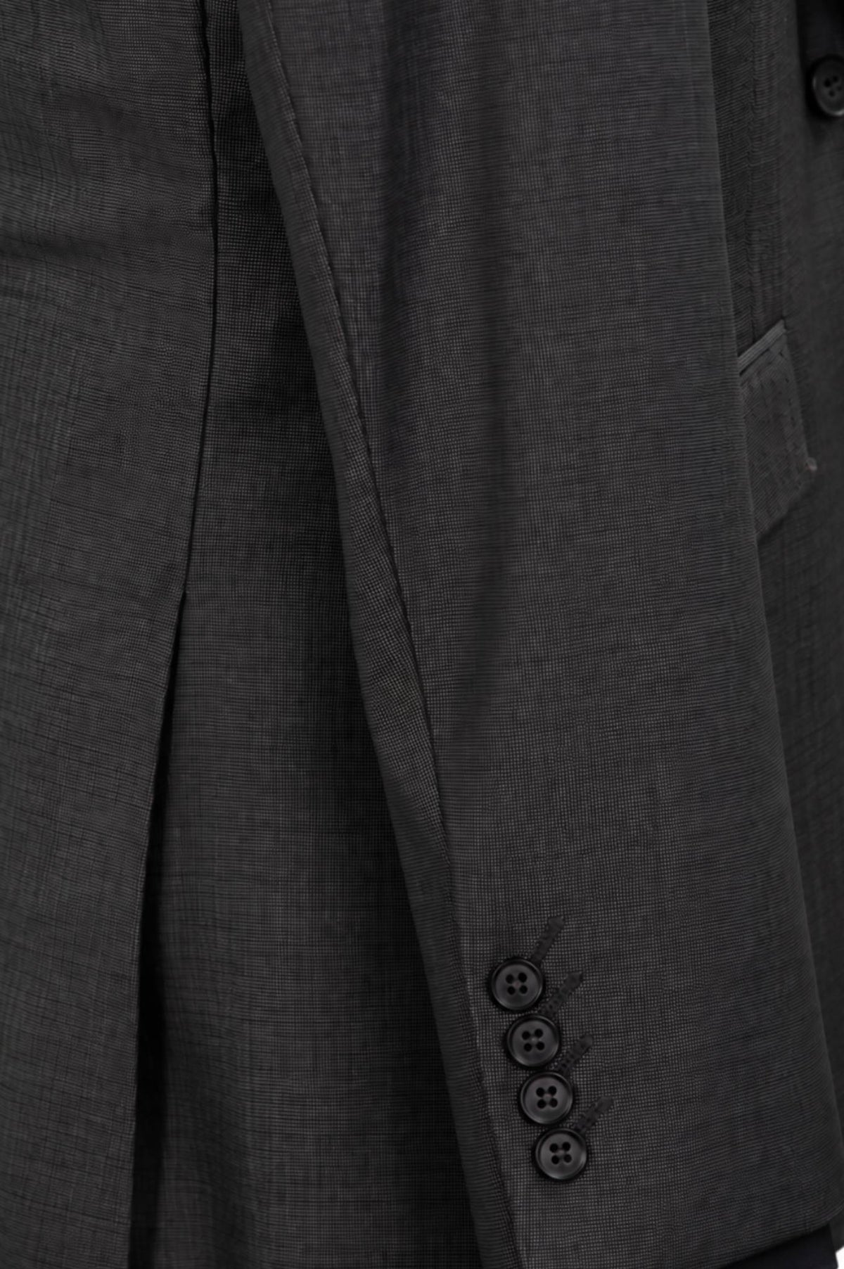 The Eaton Grey Pin Dot Suit