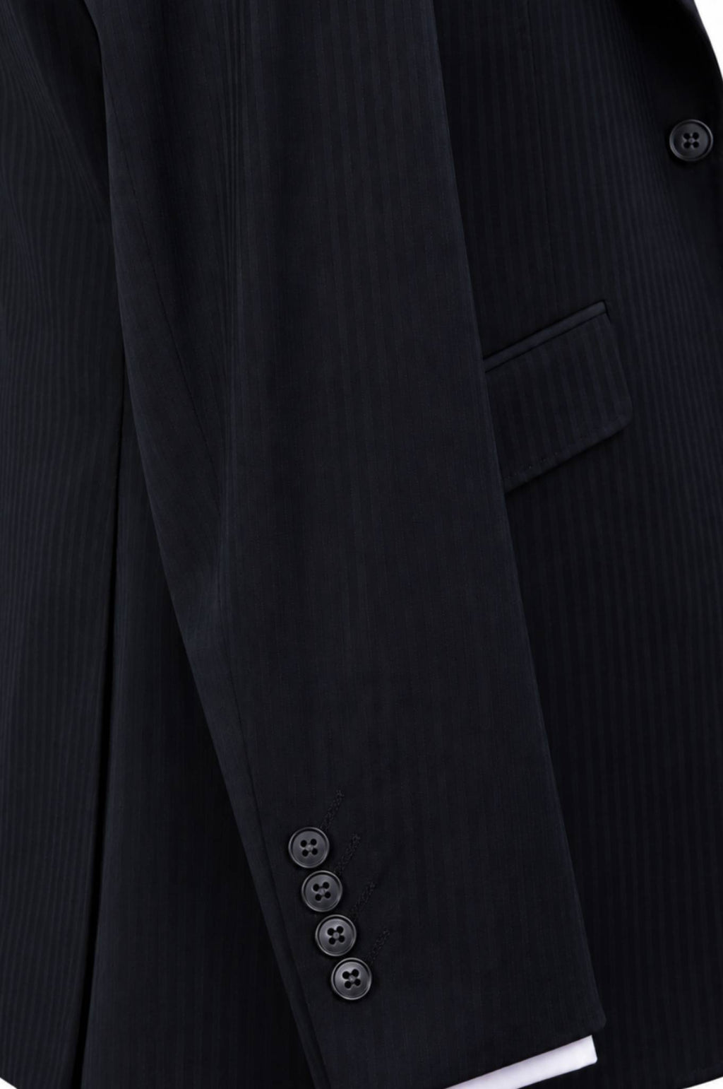 The Woodlands Navy Tonal Stripe Suit