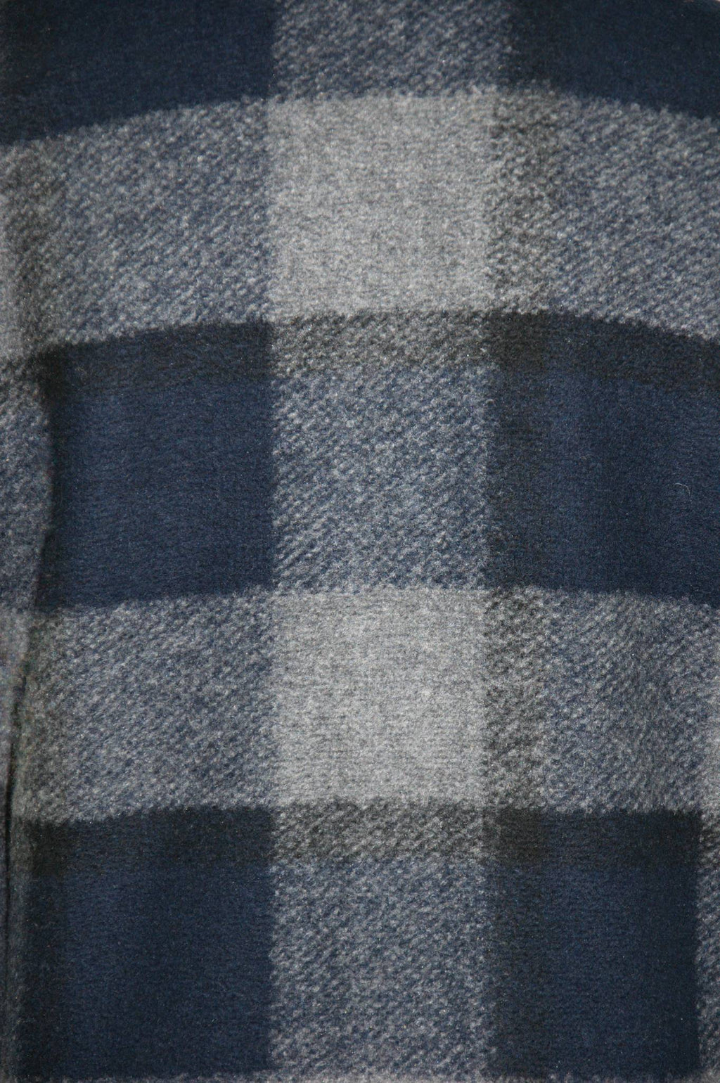 Navy And Grey Check Knit Jacket