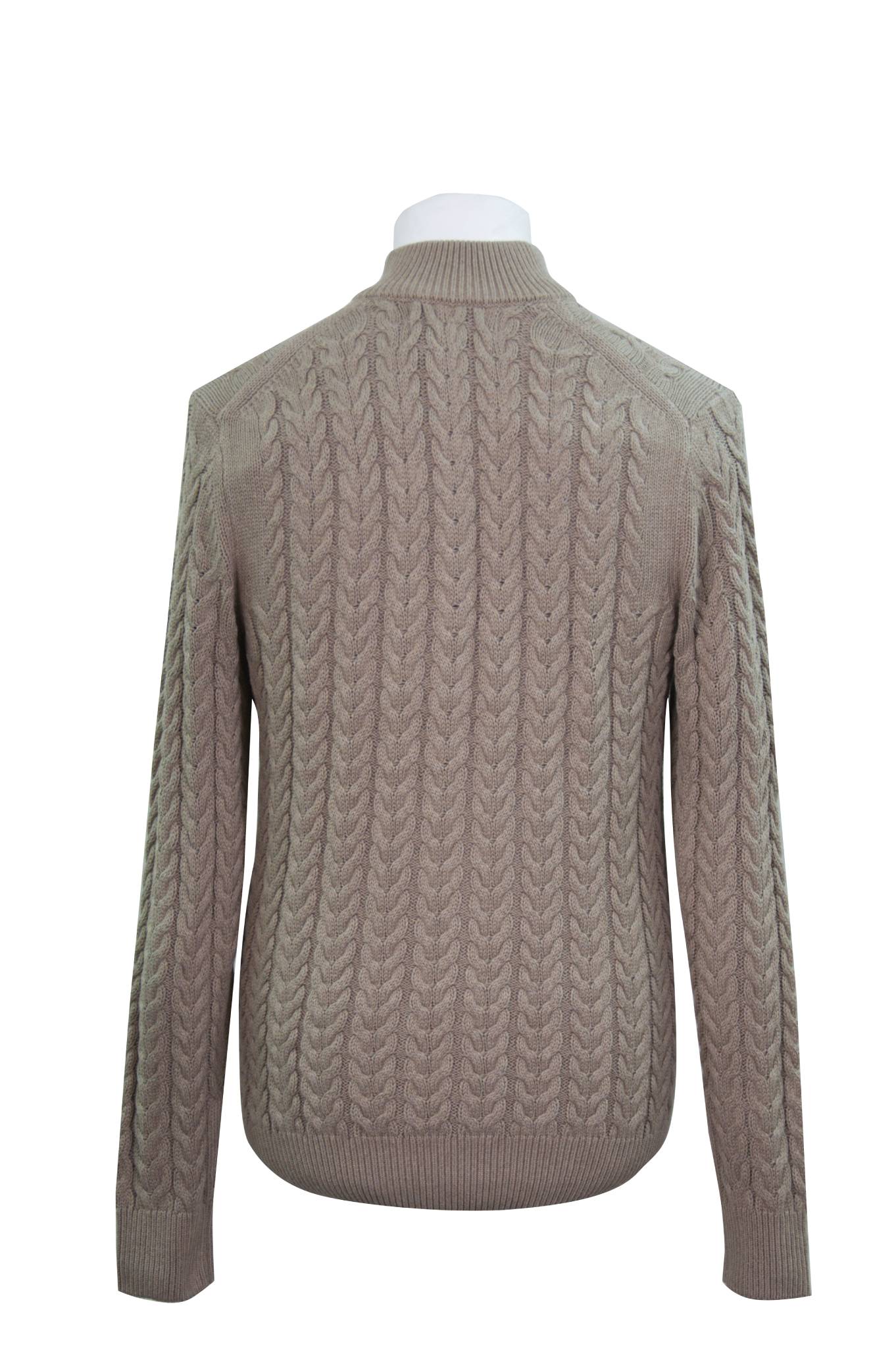 Mouse Melange Zip Pullover