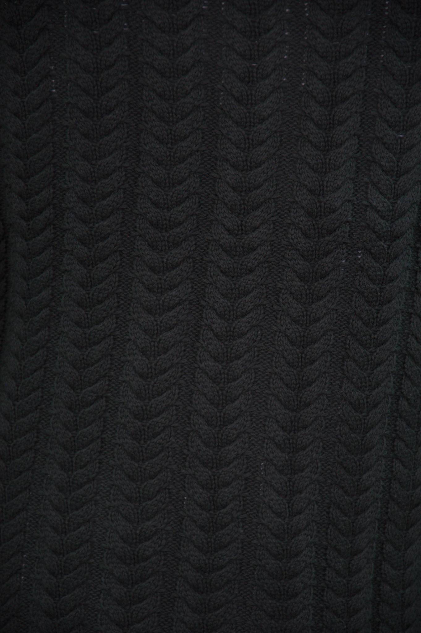 Green Shawl Cable Cardigan