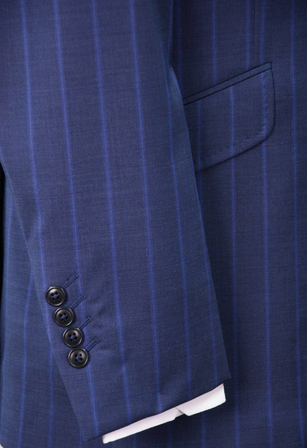 The Marlowe Navy Pinstripe Suit