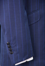 The Marlowe Navy Pinstripe Suit