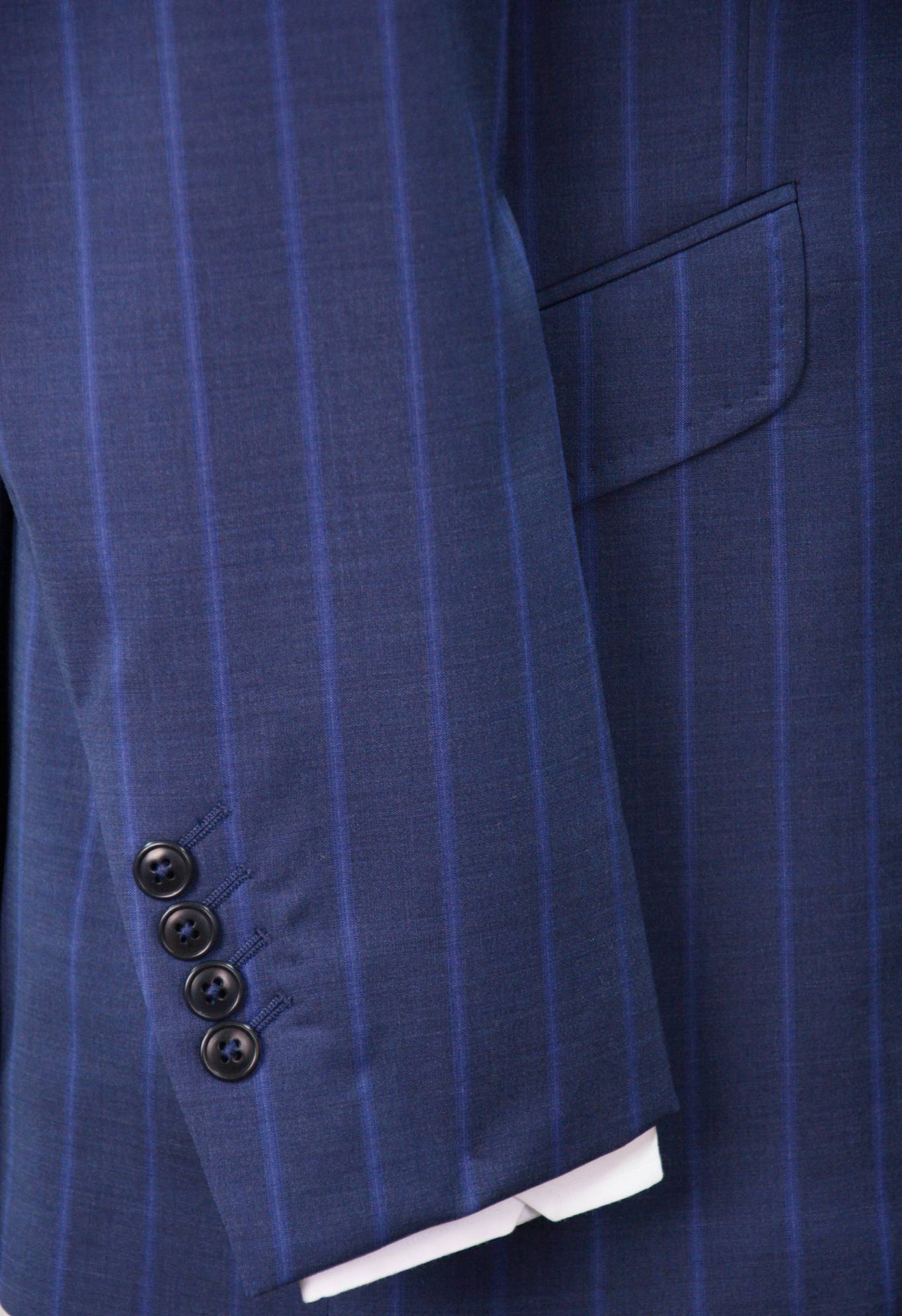 The Marlowe Navy Pinstripe Suit