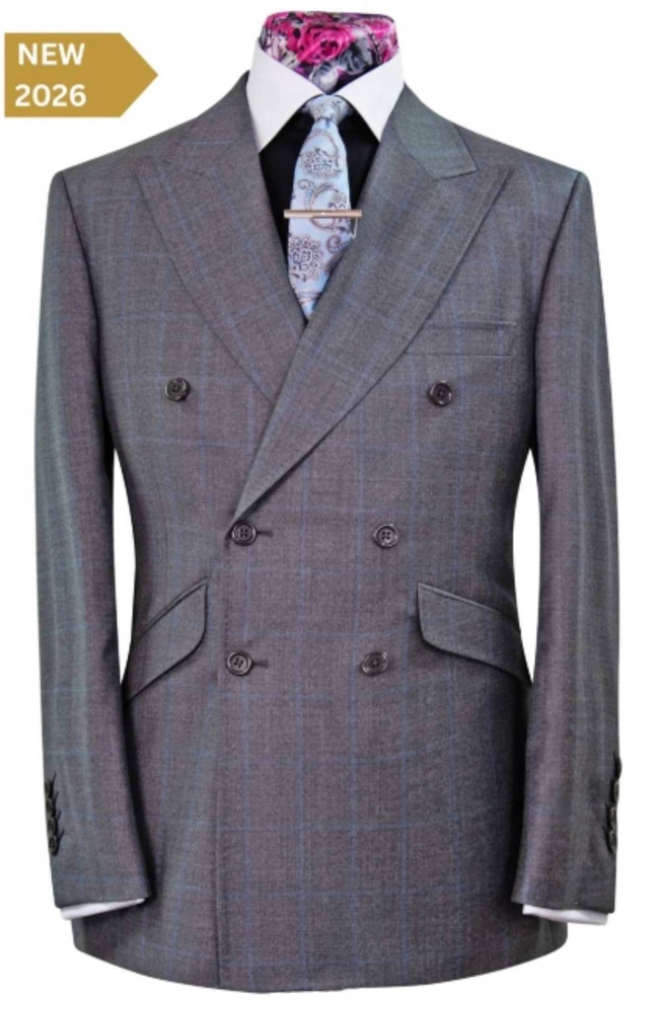 The Sterling Blue Check Suit