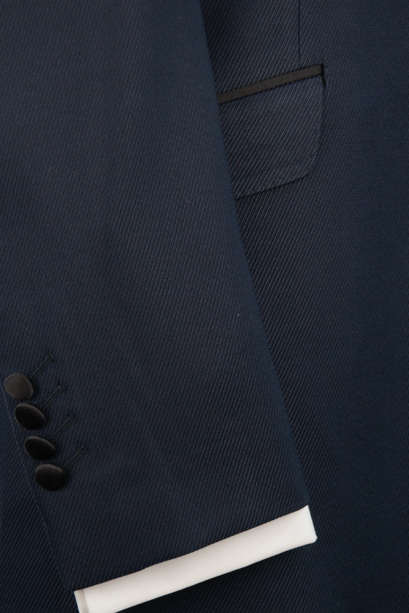 The Beaumont Navy With Black Lines Dinner Suit Cuff
