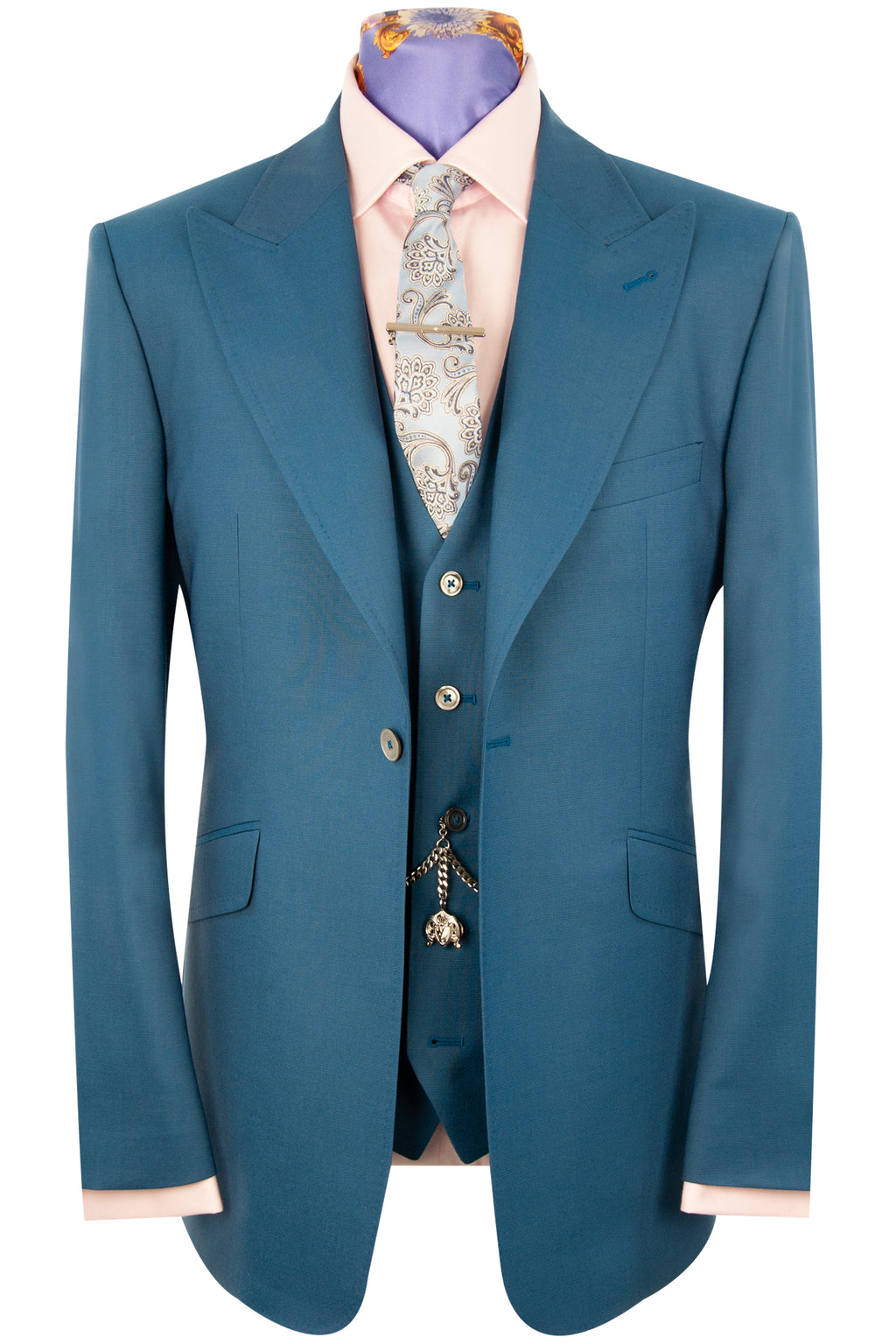 The Amesbury Petrol Blue Suit