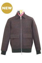 Burgundy Textured Jacket