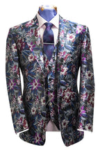 The Fluton Multi Floral Paisley Pattern Suit