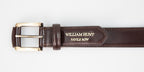 Brown Classic WH Logo Belt