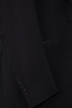 The Ashbourne Black Pattern Dinner Suit