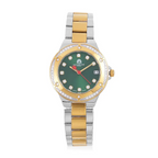 William Hunt Miyota Japanese Movement Moissanite Studded Green Dial