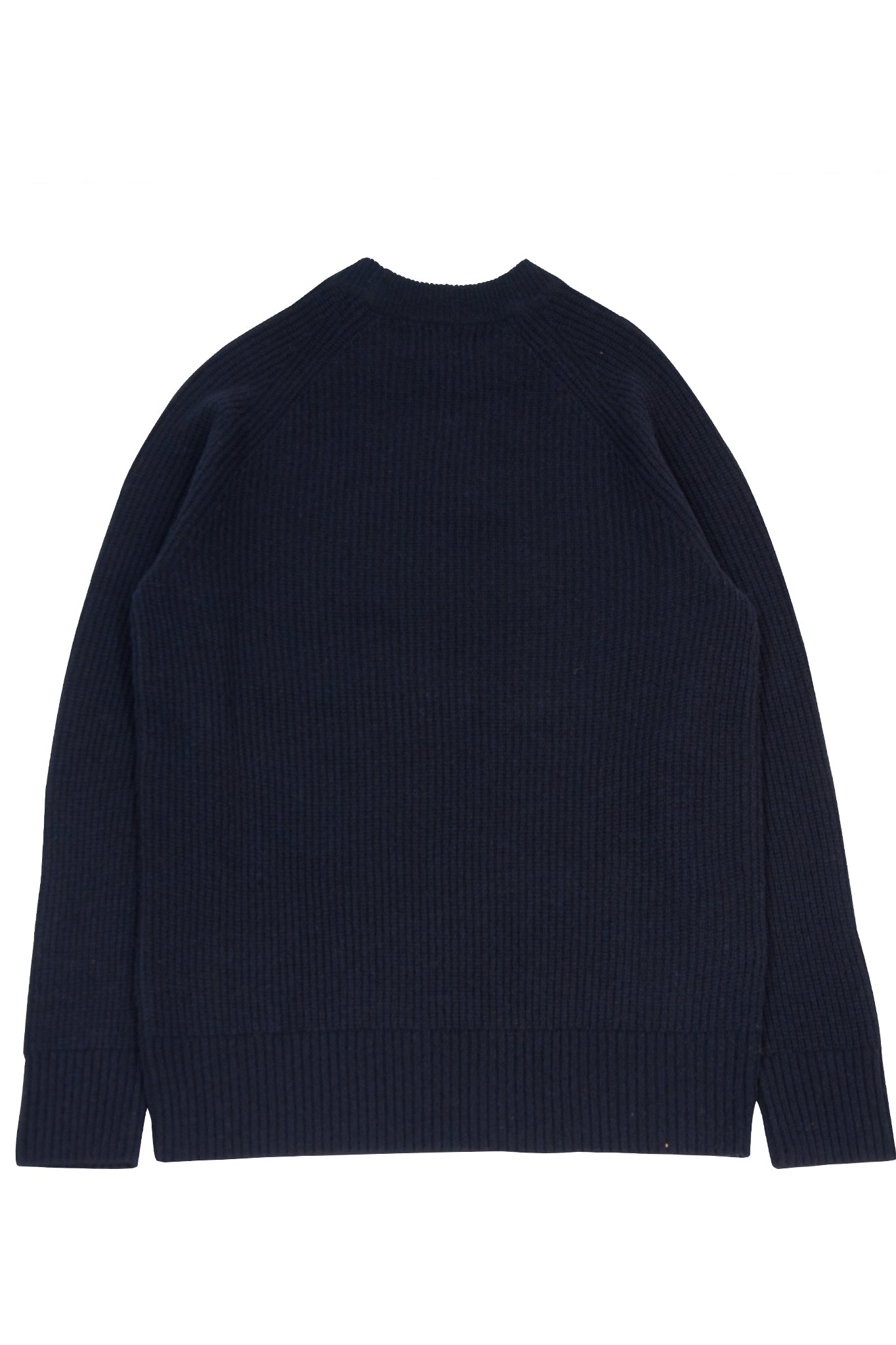 Navy Lambswool Crew Neck Sweater