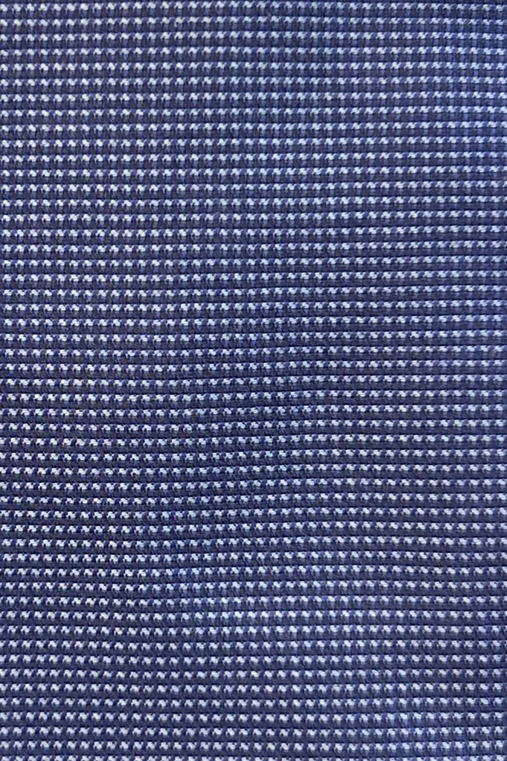 Blue With Light Blue Lines Forward Point Collar Shirt Close up