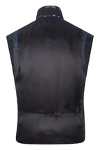 The Ravensbury Navy and Black Pattern Suit