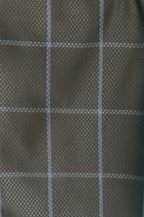 Black with Sky Check Trouser Close Up