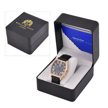 Black & Rose Gold Japanese Movement Pink Dial 5 ATM Water Resistant White Crystal Studded Watch