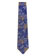 Lilac with Floral Design Silk Tie
