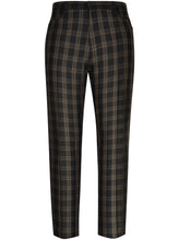 Charcoal Trouser with Beige Overcheck