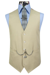 The Portia Sand Beige Suit Waistcoat 
