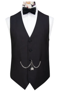 The Ophelia Classic Black Dinner Suit Waistcoat 