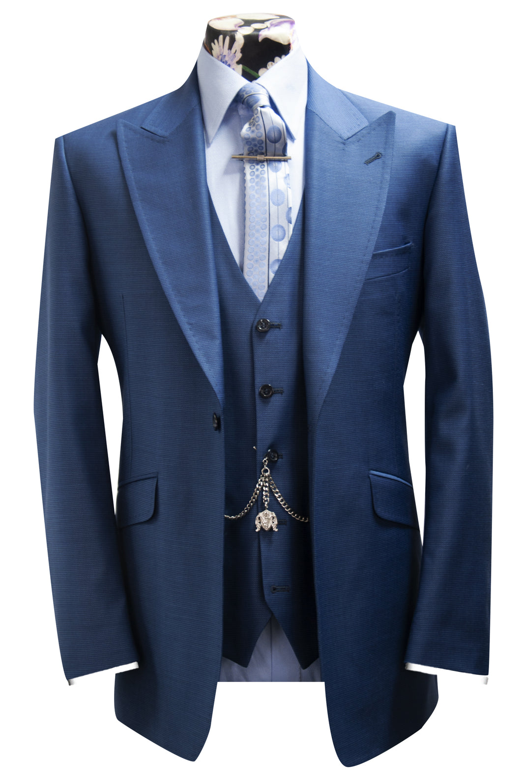 The Clinton Cobalt Blue Suit