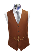 The Grayson Pecan Brown Suit waistcoat