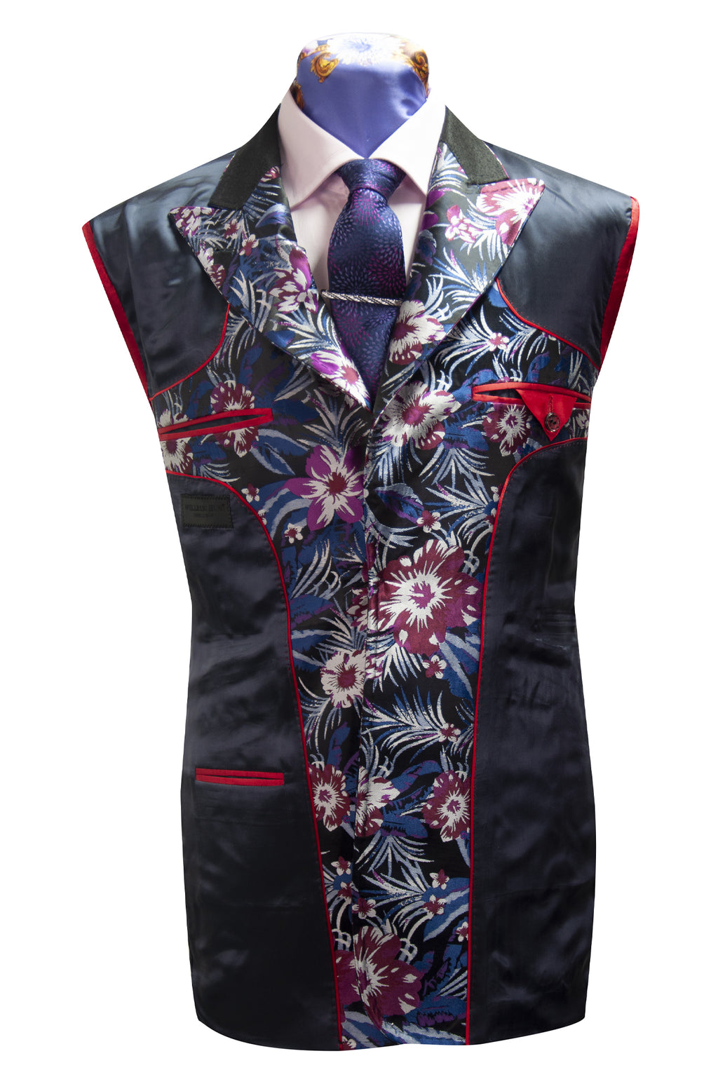 The Fluton Multi Floral Paisley Pattern Suit