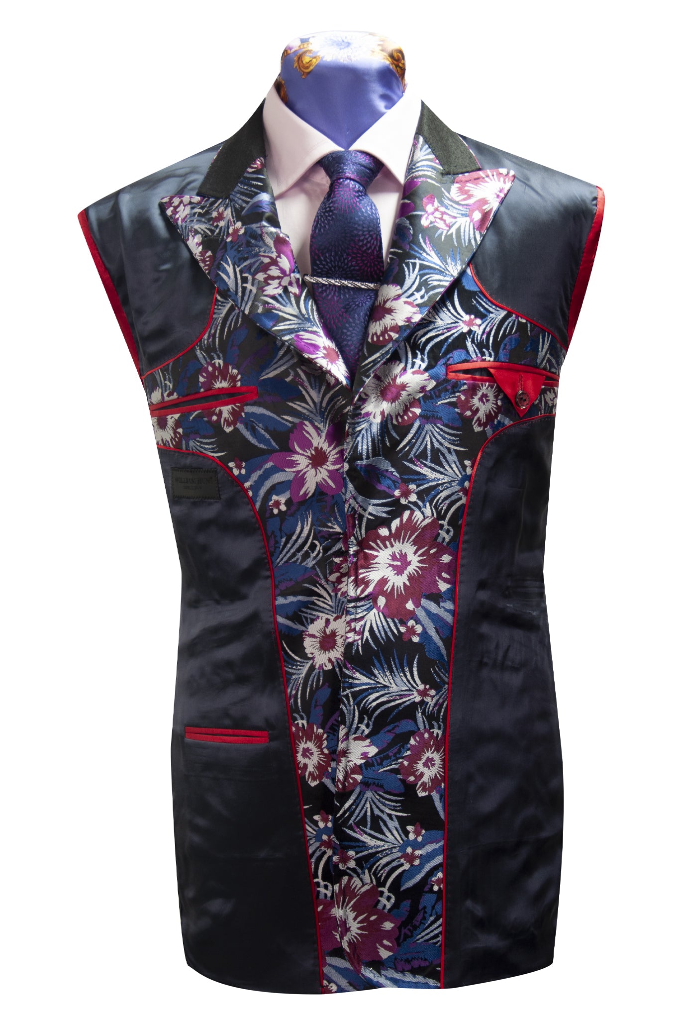 The Fluton Multi Floral Paisley Pattern Suit