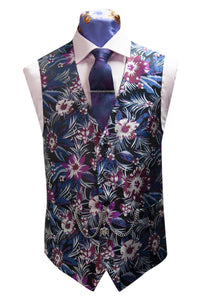 The Fluton Multi Floral Paisley Pattern Suit