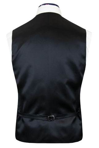 Black Silk Classic Waistcoat