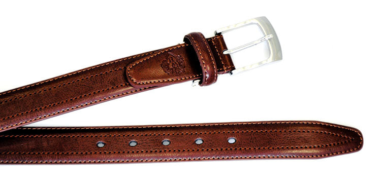 Brown Croc Back Classic WH Belt Back