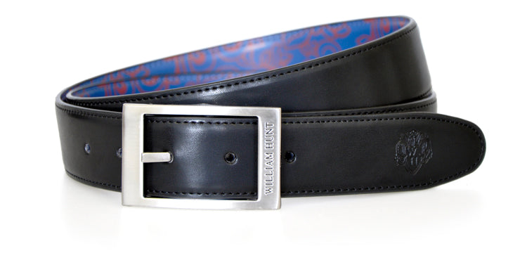 Black Classic WH Belt Front