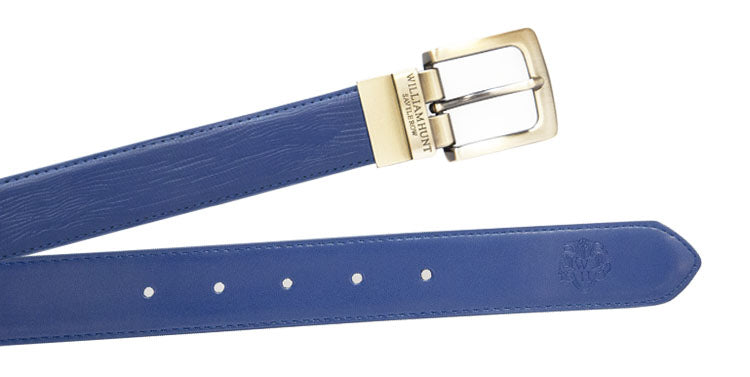 Blue Classic WH Belt Flat