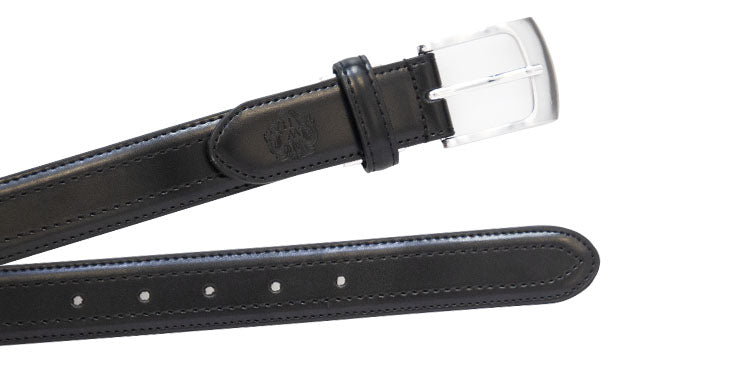 Black WH Belt Flat