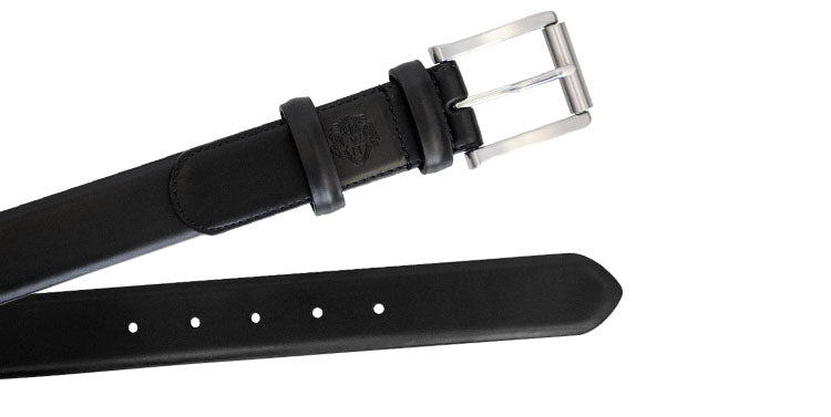 Balck Classic WH Belt Flat