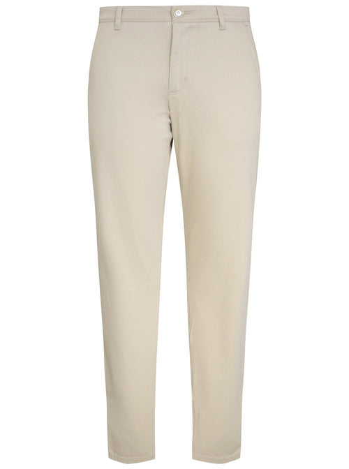 Beige Stretch Cotton Chino Trouser Chinos