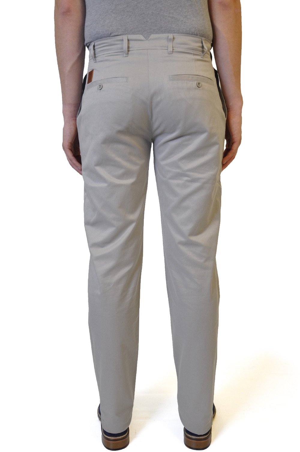 Beige Cotton Chino - William Hunt Savile Row
 - 2