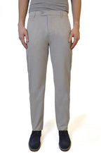 Beige Cotton Chino - William Hunt Savile Row
 - 1