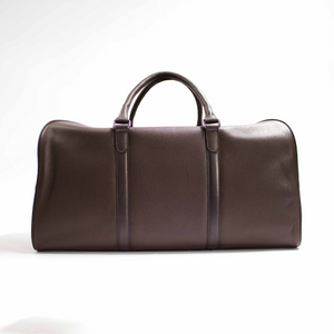 Brown Leather Weekender Bag