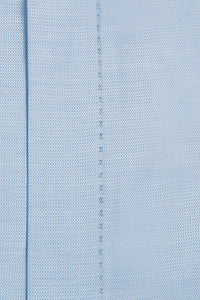 Sky Blue Forward Point Collar Shirt with White Pin Dot Close