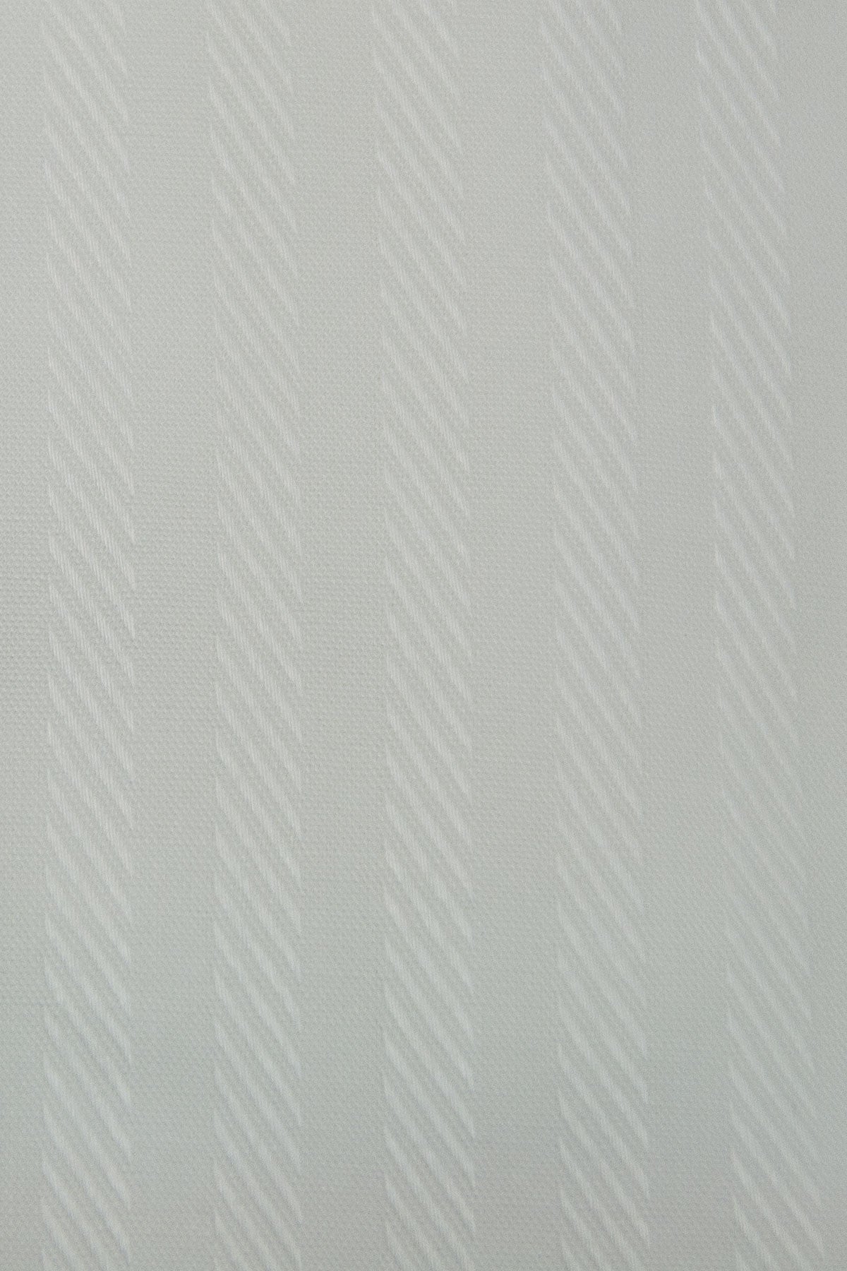 White Lined Striped Forward Point Collar Shirt Close